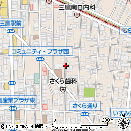 ミニワン・松蔵Ｄｉｌａ三鷹店周辺の地図