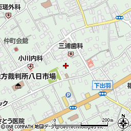 千葉県匝瑳市八日市場イ2824周辺の地図