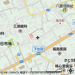 千葉県匝瑳市八日市場イ2834周辺の地図