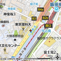 〒162-0825 東京都新宿区神楽坂の地図