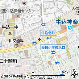 東京都新宿区箪笥町30周辺の地図