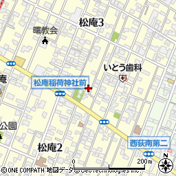東京都杉並区松庵3丁目10-29周辺の地図