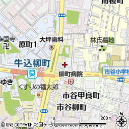 東京都新宿区市谷柳町2周辺の地図