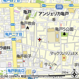 横山荘周辺の地図