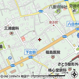 千葉県匝瑳市八日市場イ247周辺の地図