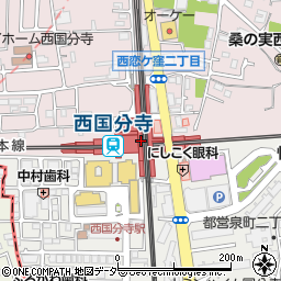 西国分寺駅 東京都国分寺市 駅 路線図から地図を検索 マピオン