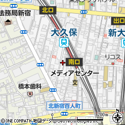 東京都新宿区百人町1丁目23-12周辺の地図