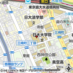 日本大学　法学部入学センター周辺の地図