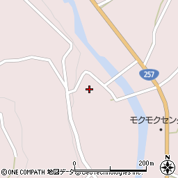 岐阜県中津川市加子母下桑原4881周辺の地図