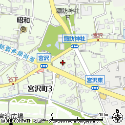 セブンイレブン昭島宮沢町店周辺の地図