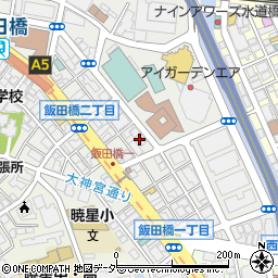 東京都千代田区飯田橋2丁目11周辺の地図