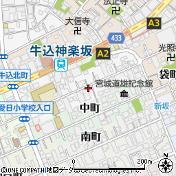 東京都新宿区北町11周辺の地図