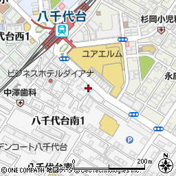 三井のリハウス　八千代台店周辺の地図