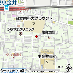 東京都小金井市東町4丁目28-12周辺の地図