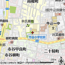 東京都新宿区市谷山伏町1周辺の地図