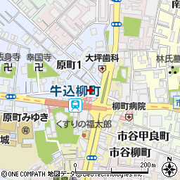喜久屋クリーニング市谷柳町店周辺の地図