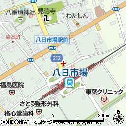 千葉県匝瑳市八日市場イ62周辺の地図