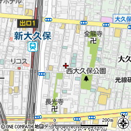 東京都新宿区百人町1丁目4-27周辺の地図