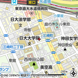 日本大学法学部２号館周辺の地図