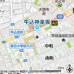 東京都新宿区北町30周辺の地図