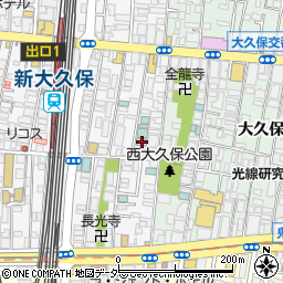 東京都新宿区百人町1丁目3-5周辺の地図