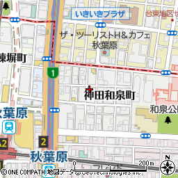 東京都千代田区神田和泉町1-5周辺の地図