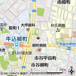 東京都新宿区市谷柳町1周辺の地図