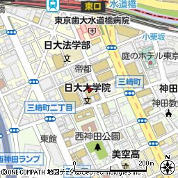 東京都千代田区神田三崎町2丁目2周辺の地図