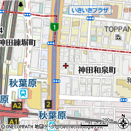 立山製紙株式会社　東京本部周辺の地図