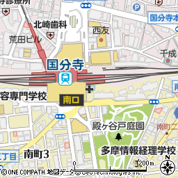 ＪＲ東日本ホテルメッツ国分寺周辺の地図