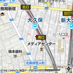 東京都新宿区百人町1丁目23-17周辺の地図