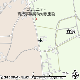 千葉県富里市立沢387周辺の地図