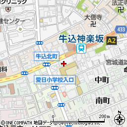 東京都新宿区北町22周辺の地図