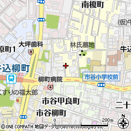 東京都新宿区市谷山伏町2周辺の地図