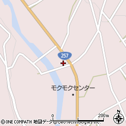 岐阜県中津川市加子母下桑原4536周辺の地図