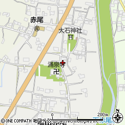 山梨県甲州市塩山赤尾990周辺の地図