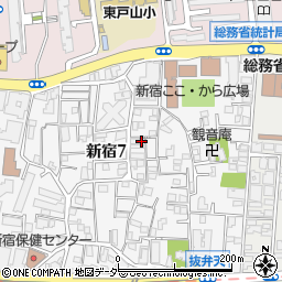 アーバンスクエア東新宿周辺の地図