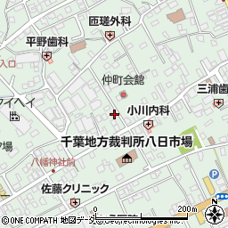 千葉県匝瑳市八日市場イ2610周辺の地図