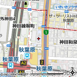 東京都千代田区神田練塀町44周辺の地図