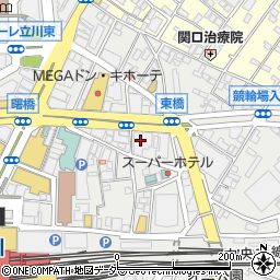 日本生命保険相互会社　ライフプラザ立川・ご来店窓口周辺の地図