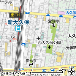 東京都新宿区百人町1丁目4-26周辺の地図