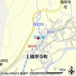 山梨県甲府市上積翠寺町175周辺の地図