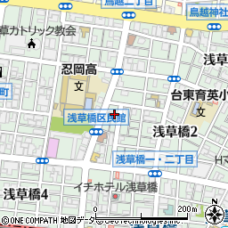 リパーク浅草橋２丁目第２駐車場周辺の地図