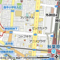 東京都千代田区外神田3丁目12周辺の地図