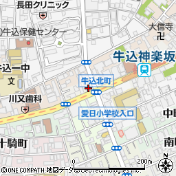 東京都新宿区箪笥町28周辺の地図