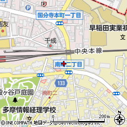 自遊空間 国分寺駅南口店周辺の地図