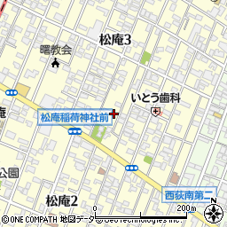東京都杉並区松庵3丁目10-27周辺の地図