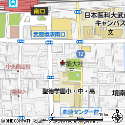 株式会社旭製菓　武蔵境店周辺の地図