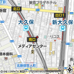 東京都新宿区百人町1丁目16-2周辺の地図