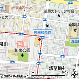 東京都千代田区神田和泉町2-33周辺の地図